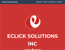 Tablet Screenshot of eclickinc.com